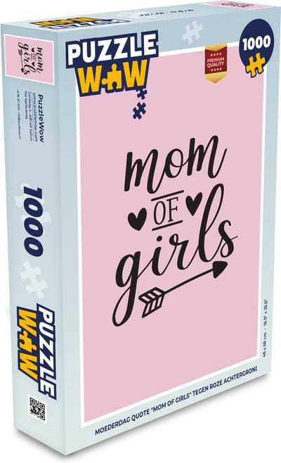 Puzzel Meisjes - Mama - Quotes - Legpuzzel - Puzzel 1000 stukjes volwassenen