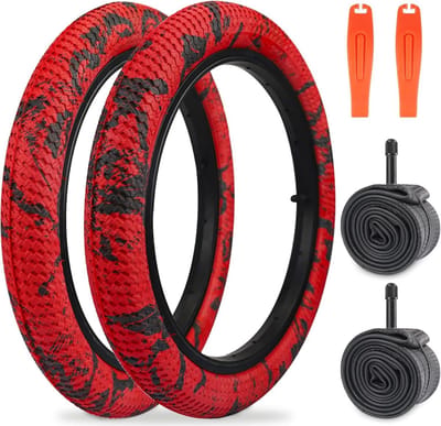 Set van 2 Fietsbanden 16 Inch met Binnenbanden - Geschikt voor Kinderfietsen, MTB en BMX