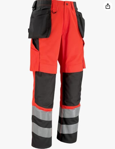 Mascot 14931-860-A49 Lixa - maat 54 - rood / antraciet - Werkbroek