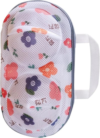 Mesh Waszakken - Wasnetten Lingerie - Delicate Kleding Wassen - Knoopvrije Reiniging - 20 x 34 cm - Zonnebloem