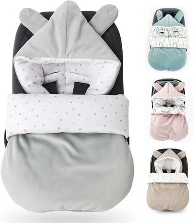 Winter voetenzak voor baby - Universele warmhoudsysteem voor kinderwagen en autostoel - Ideaal voor herfst en winter