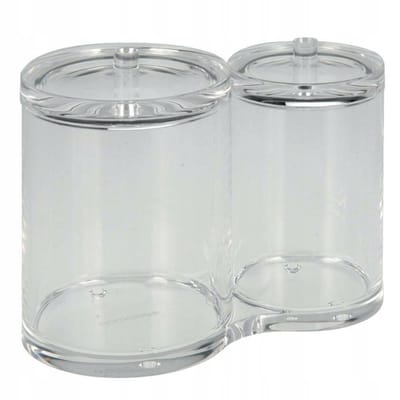 Koopman - Badkamer Organisator - Transparante Acrylhouders - 2-in-1 - Praktisch & Hygiënisch