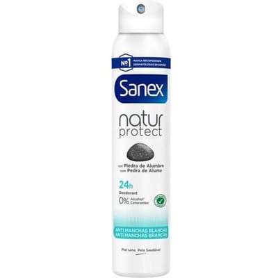 Deodorant - Sanex - Natur Protect 0% - 200 ml - Unisex - Gevoelige huid