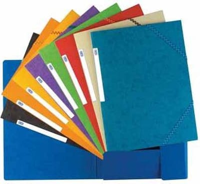 Elba elastomap Top File Assorti Style lichtblauw zwart paars lichtgroen grijs rood blauw oranj...