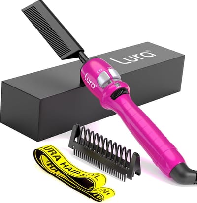 300-800 ° F roze warmtekam: elektrisch persen, rechttrekken en stylen gereedschap voor kanten frontpruiken, zwart, Afro-Amerikaans en afrohaar