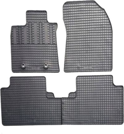 Rubber matten passend voor Toyota Avensis Sedan/Kombi 2009-2015 (4-delig + montagesysteem)
