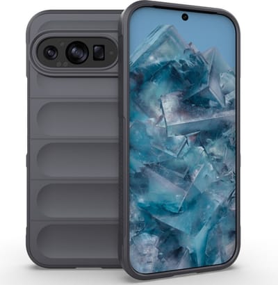Coverup Hoesje - Geschikt voor Google Pixel 9 / Pixel 9 Pro Hoesje - Coverup Hands-On Rugged Back Cover - Grijs