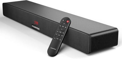 Houten Soundbar - Luidspreker Systeem - Thuisbioscoop Geluid - Geïntegreerde Subwoofer - 71cm - Zwart