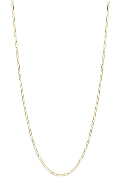 Mori Gold Filté 2,2mm breed collier, Anker schakel, goud gevuld 1/20