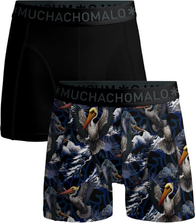 Muchachomalo Heren Boxershorts - 2 Pack - Maat M - Cotton Modal - Mannen Onderbroeken