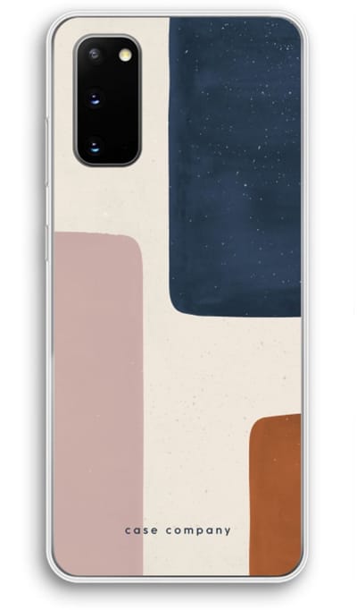 Case Company® - Hoesje geschikt voor Samsung Galaxy S20 hoesje - Geo #5 - Soft Cover Telefoonhoesje - Bescherming aan alle Kanten en Schermrand
