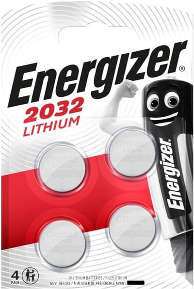 Lithium Knoopcellen - Platte Batterijen - Apparaten Voeden - Verbeterde Verpakking - 4 Stuks - Zilver