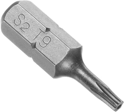 Schroevendraaierbits, 1/4 inch zeskantschacht 25 mm lang T9, magnetische schroevendraaiers bit - (Toepassingen: voor auto-onderhoud)