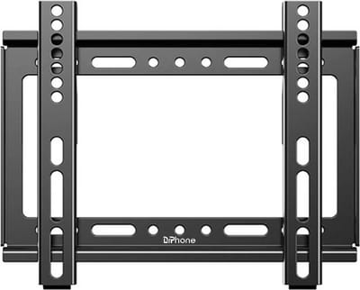 DrPhone MountEase - TV Muurbeugel – 14 Tot 42 Inch – 25 Kilogram Belastbaar - VESA-Montagestandaarden Van 50mmx50mm, 75x75 mm Tot 200x200 mm - Zwart