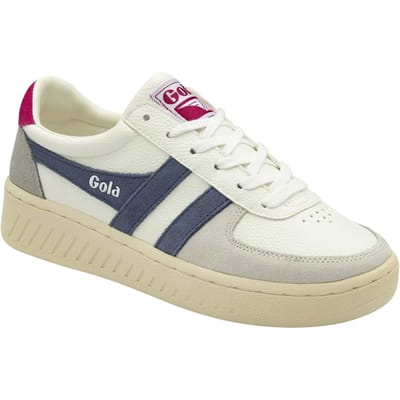 Gola damessneaker Grandslam Trident wit blauw