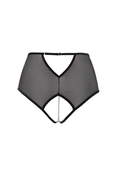 Bracli - Kyoto Hochtaillierter Perlen-Tanga - Luxus-Dessous Größe S