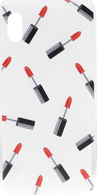Shop4 - Geschikt voor Samsung Galaxy A10 Hoesje - Zachte Back Case Lipstick Transparant