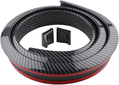 Universele Achterspoilers van 1.5m, Carbon Fiber Rubber Strip voor Auto's, Verbeterde Aerodynamica en Stijl voor Hatchbacks en Sedans