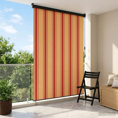 vidaXL - Rolgordijn - Multikleur - 160 - x - 250 - cm - Stof - en - Aluminium