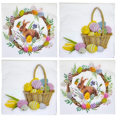 Dailygoods- Servetten 3-laags - Decoratieve Servetten - Motiefservetten - Chloorvrij - 33 x 33 cm - Perfect voor speciale gelegenheden - Thema Servetten