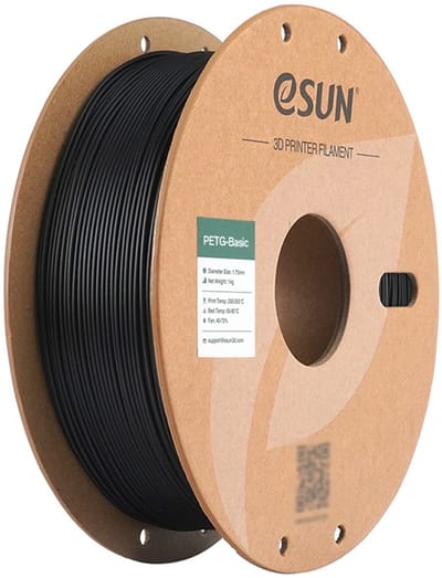 ESUN PETG-Basic 3KG 3D-printfilament 1,75 mm Dimensionale nauwkeurigheid +/- 0,03 mm 1KG/rol 3 rollen kartonnen spoel 3D-printmateriaal Snelle verzending