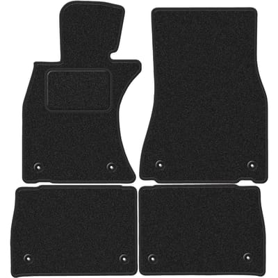 Wielganizator WLG-CARLUX-ANTHRA Serie - Autovloermatten - Antraciet - Voor Lexus LS IV Sedan - 2006-2017