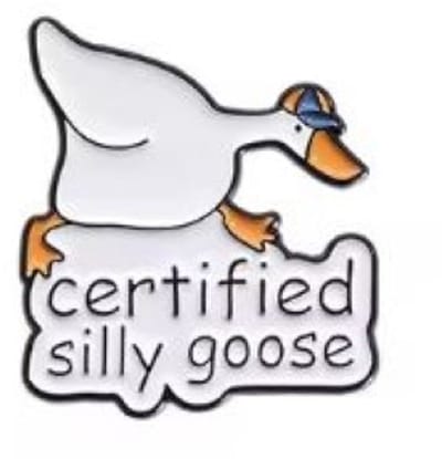 Pin Broche - enamel pin - kledingspeld - Certified goose gans