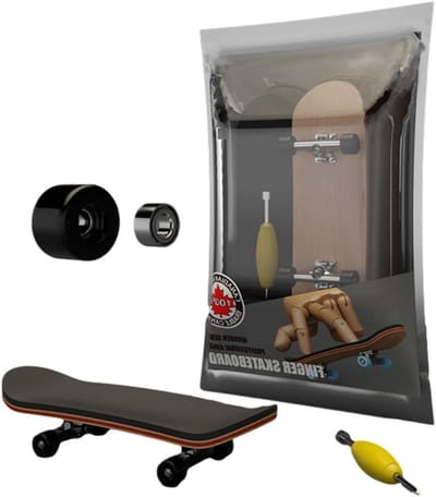 Vingerskateboard - Mini skateboard - Trucs oefenen - 5-laags esdoornhout - 99x29mm - Willekeurig