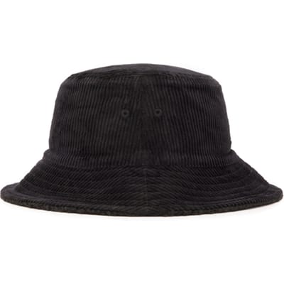 AllSaints Cord Sherpa Bucket H Black/ecru Größe: S-M | Hüte Outlet | Herren | Schwarz
