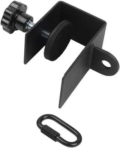 Deurbevestiging Ankers - Trainingshaken - Kracht Training - Ruimtebesparend Ontwerp - Deuren < 50mm - Zwart