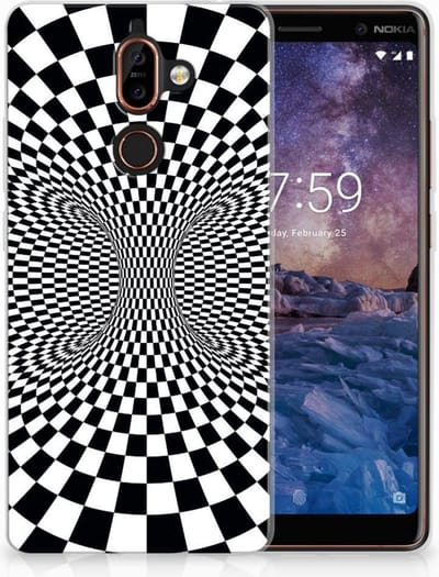 Nokia 7 Plus TPU Hoesje Illusie