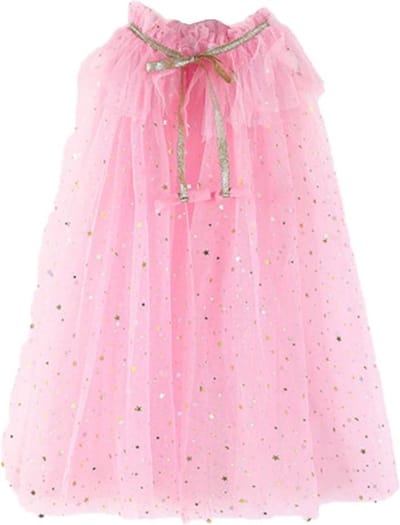 Prinsessenjurk meisje - Roze Glitter - Prinsessen verkleedkleding