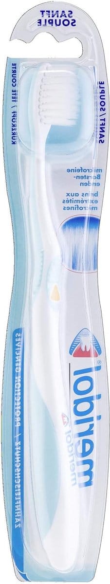 Zachte tandenborstel - Mondverzorging - Tanden poetsen - Microfijne borsteluiteinden - 1 stuk - Blauw