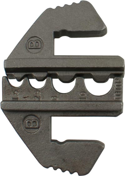 SW-Stahl 42585L-B persbekken voor gesloten en ongeïsoleerde kabelschoenen 0,5-10 mm² I reserveonderdeel voor kabelschoenklemtang 42585L I perstang verwisselbare bekken I gesloten kabelschoenen ongeïsoleerd