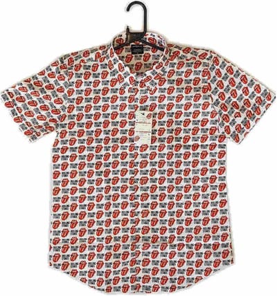 Rolling Stones Shirt -S- Tongue And Text Wit