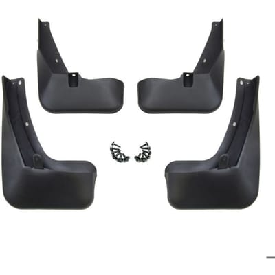 Spatlappen - J&J Automotive - Volkswagen Tiguan II - 4 stuks - Zwart - Duurzaam - Wasbaar
