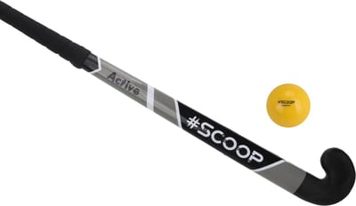 Scoop Straat Hockeyset - Street Hockey Set - Grijs - Hockeystick Junior - 36 Inch
