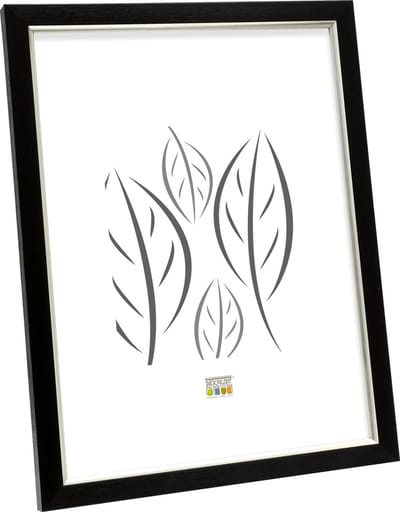 Deknudt Frames fotolijst S46AF2 - zwart met biesje - foto 10x15 cm