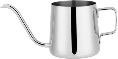 Dailygoody - Zwanenhals Waterkoker - Roestvrijstalen Druppelkoffiepot - Rood - Handdruppel Thee en Koffie - 250 ml en 350 ml - Geschikt voor Koffielie.