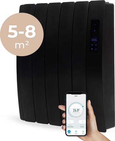SYLRO® OLIEGEVULDE RADIATOR-800W ELEKTRISCH MET WIFI - ZWART
