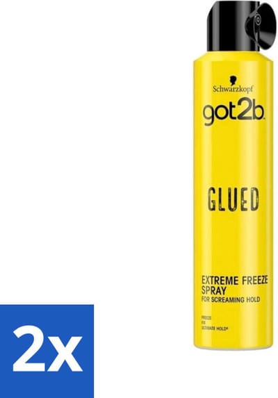 Schwarzkopf - Got2b - Hairspray - Extreme Freeze - Extra Hold & Stylingkracht - 300 ml - Voordeelverpakking - 2 stuks