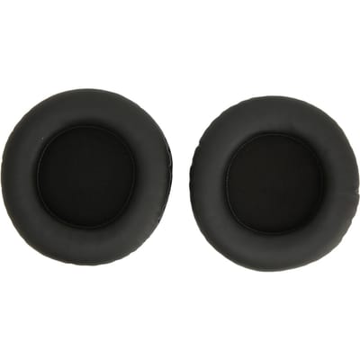 Coussinets d'oreille pour casque en mousse à mémoire de forme et cuir artificiel, coussinets d'oreille de remplacement universels pour casques de 100 mm black