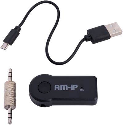 Bluetooth AUX Adapter voor Auto – Draadloze Receiver – Handsfree Bellen – 3.5mm Carkit – Muziek Streamen via Autoradio