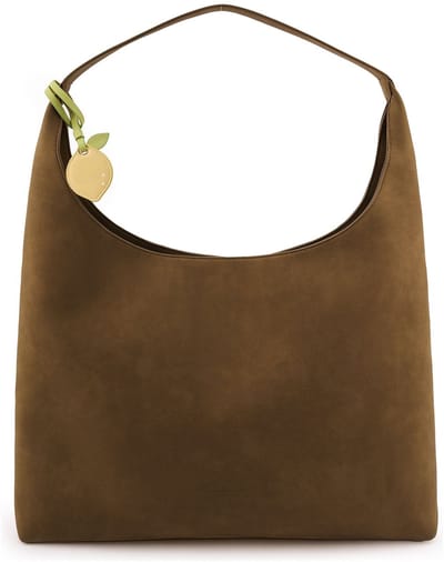 SEIDENFELT MANUFAKTUR schoudertas Nibe Hobo Bag Sweet Caramel bruine