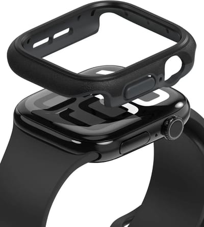 Ringke Onyx - Hoesje Geschikt voor Apple Watch 11/10 46MM - Bumper Case Zwart