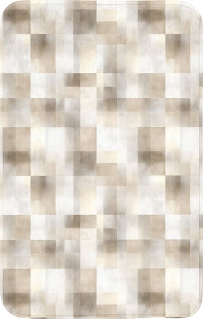 WC mat 50x80 cm - Antislip - Textuur - Linnen - Beige - Toiletmat - Vloermat - Douchemat - Toilet tapijt - Toiletmatten