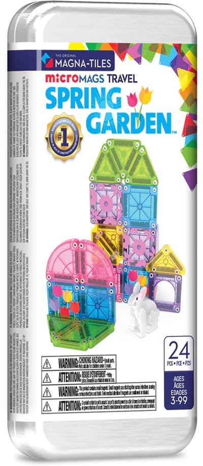 MAGNA-TILES 264024SGCDU MAGNA - TILES® microMAGS Spring Garden 24 - Stuks Reisset