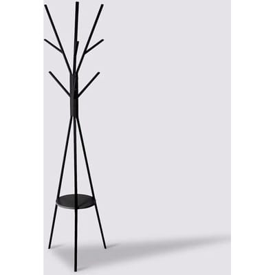 Sphera Kapstok  - 42 cm x 180 cm - Metaal/Hout - Zwart