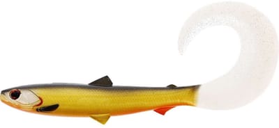Westin Bullteez Curltail 14cm 15g – Grote Curltail Softbait voor Snoek, Snoekbaars en Baars - Kleur : Sparkling Blue