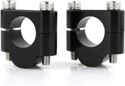 Stuurverhoger Motorfiets - Klem Adapter - Comfortabeler Rijden - Ergonomisch Ontwerp - 20mm - Zwart